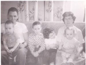 A young Rosemary Mahoney and her family.